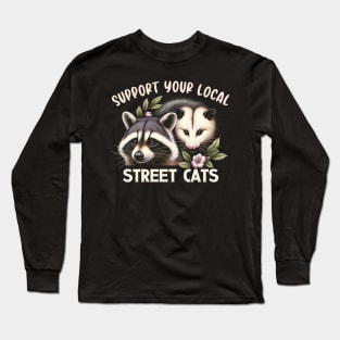 Street Cats, Support Your Local Street Cat Long Sleeve T-Shirt